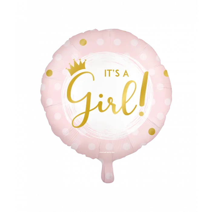 De Happy foil balloons It's a girl