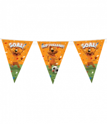 Loeki vlaggenlijn oranje 10 meter