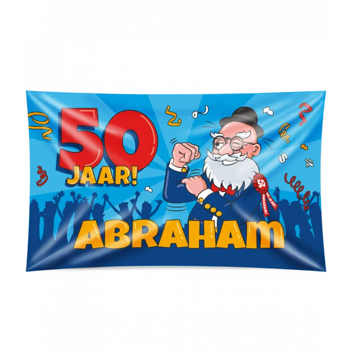 Abraham XXL gevelvlag