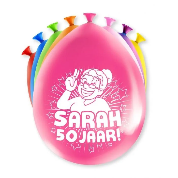 Sarah ballonnen 8 stuks
