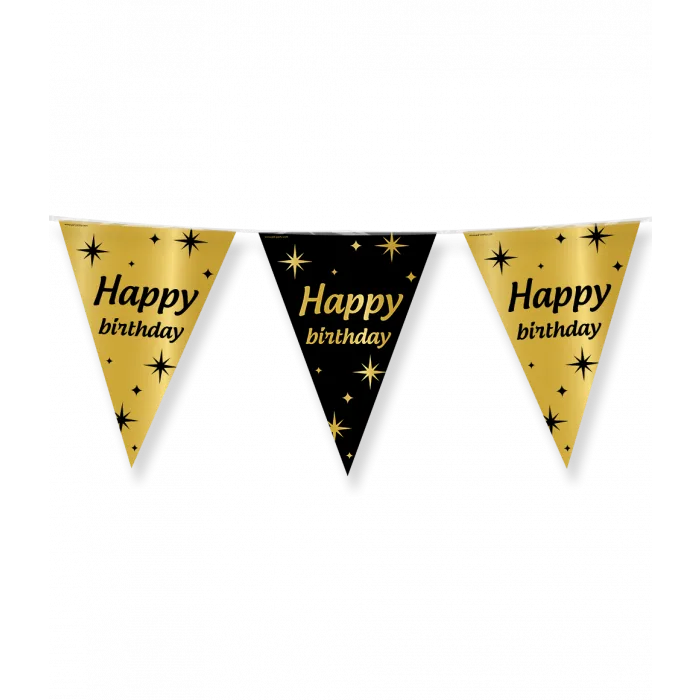 Happy birthday vlaggenlijn